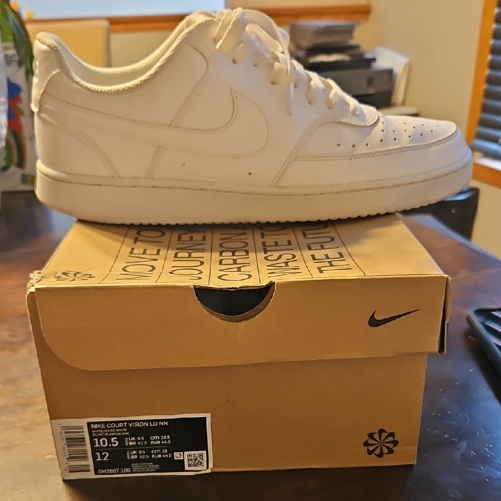 Nike White Low-Top Sneakers